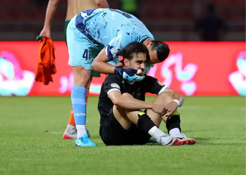 بُهت پیکانی‌ها روی چمن سرد رفسنجان(عکس)