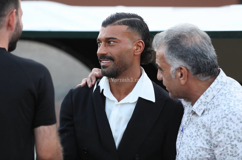 رامین رضائیان با پورشه به استادیوم آمد!