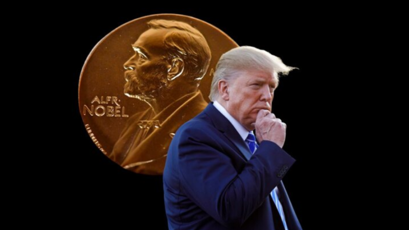 جایزه صلح نوبل 2025 به ترامپ اهدا شد + عکس