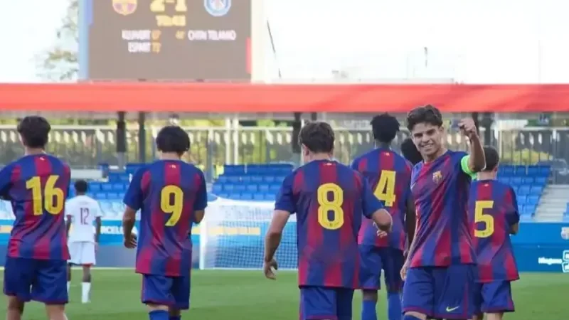 بارسا، پاریس را برد: شبیه‌سازی با تیم‌های جوانان