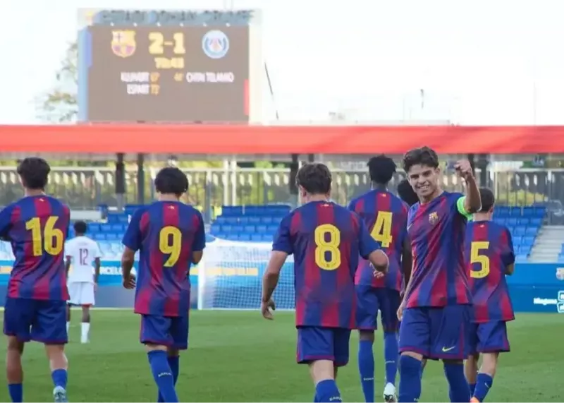 بارسا، پاریس را برد: شبیه‌سازی با تیم‌های جوانان