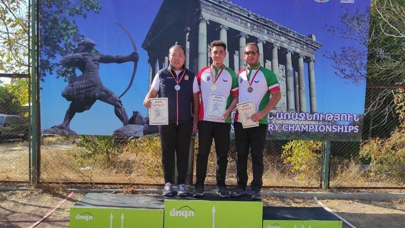کسب 3 نقره و 3 برنز در بخش تیمی مسابقات تیراندازی با کمان ارمنستان