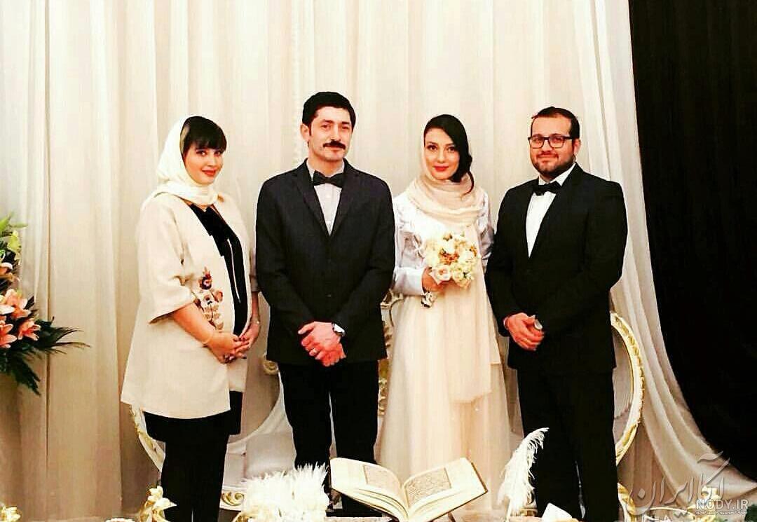آلبوم عروسی حدیث میرامینی و همسرش