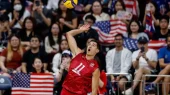 والیبال آمریکا هت‌تریک کرد