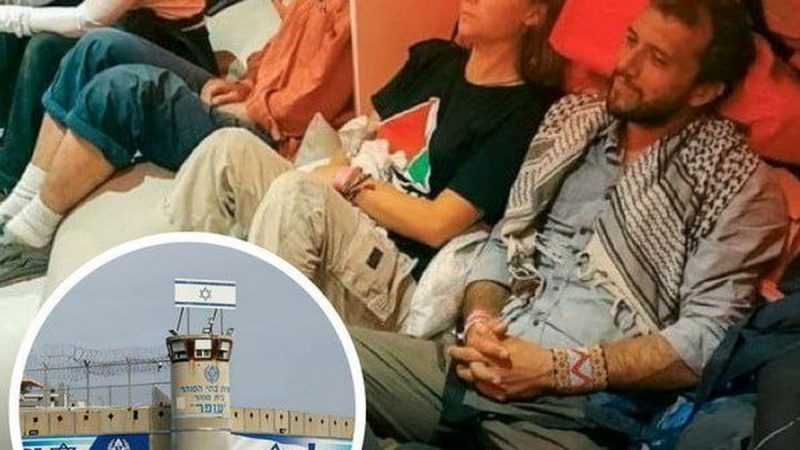 انتقال ۴۵۰ فعال ناوگان صمود به شکنجه‌گاه اسرائیل