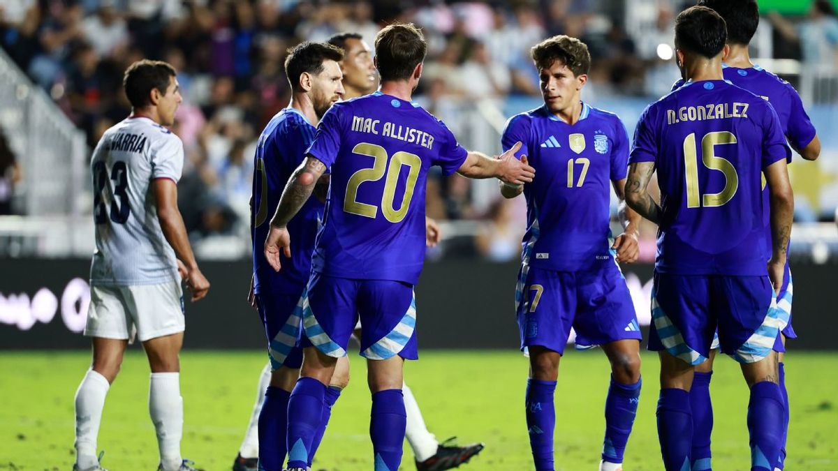 پیروزی ۶ گله تیم ملی آرژانتین مقابل پورتوریکو