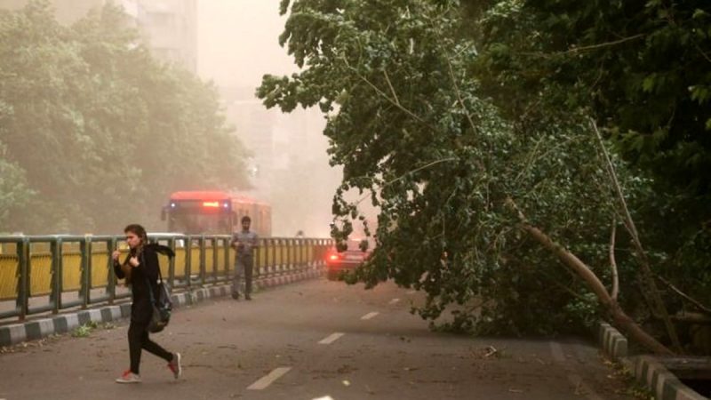 پیش بینی هواشناسی؛ وزش باد در نقاط مختلف ایران