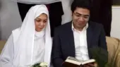 مراسم عقدکنون آزاده نامداری و فرزاد حسنی با حضور محمدرضا فروتن و سمانه پاکدل