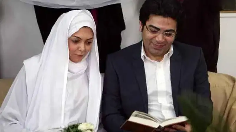 مراسم عقدکنون آزاده نامداری و فرزاد حسنی با حضور محمدرضا فروتن و سمانه پاکدل