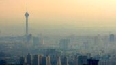 تصویر ترسناک از آلودگی هوای تهران در حال حاضر