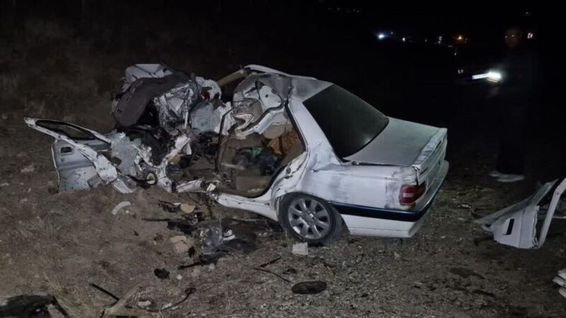 تصادف دلخراش در خلخال؛ ۴ نفر جان باختند و ۲ نفر زخمی شدند
