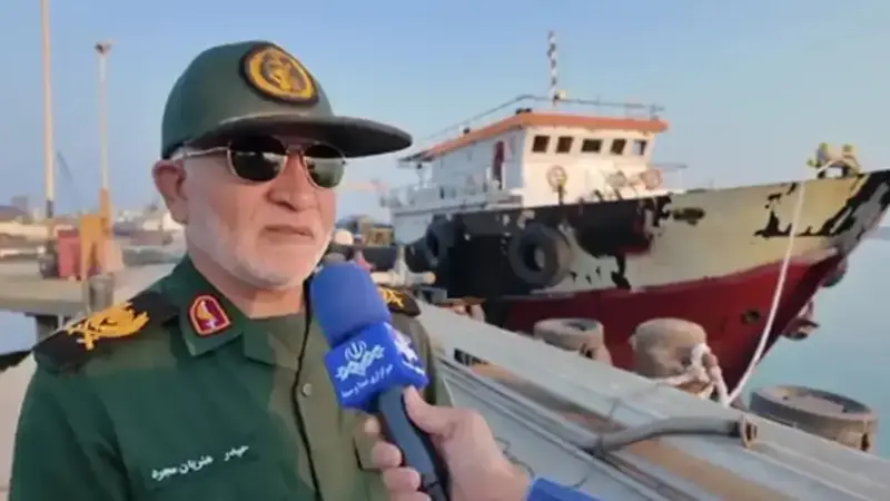 توقیف گازوئیل قاچاق کشتی سوازیلندی در خلیج فارس به دست سپاه