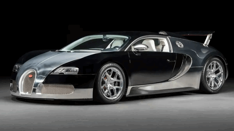 حراج استثنایی بوگاتی ویرون نوکتورن با بدنه آلومینیومی آینه‌ای؛ شاهکاری نایاب در بازار خاورمیانه