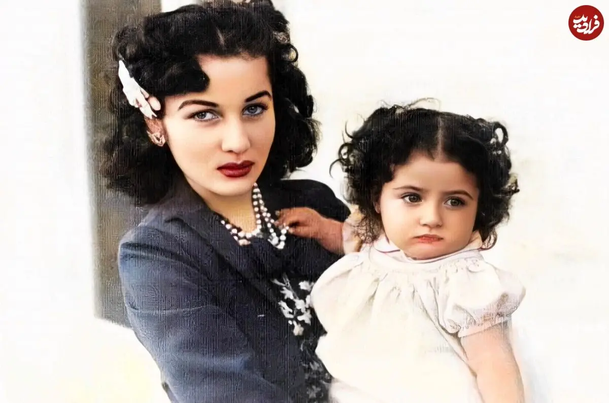 عکس| سفر در زمان؛ «شهناز پهلوی» در کنار مادر مصری اش «فوزیه»؛ اواخر دهه 30