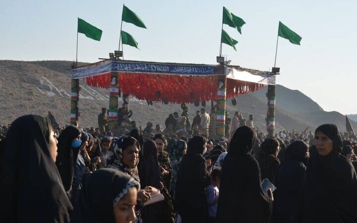 مراسم باشکوه تشییع و خاکسپاری شهید گمنام در بیکاه رودان؛ یاد و نامی که زنده ماند