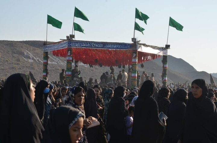 مراسم باشکوه تشییع و خاکسپاری شهید گمنام در بیکاه رودان؛ یاد و نامی که زنده ماند