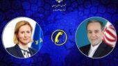 گفتگوی تلفنی عراقچی و مسئول سیاست خارجی اتحادیه اروپا درباره تنش‌های منطقه‌ای و حقوق بین‌الملل