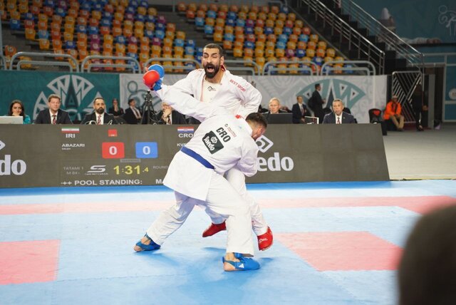 صعود دراماتیک گلشاد نژاد و اباذری به یک‌چهارم نهایی کاراته جهان؛ حیدری و خدابخشی حذف شدند