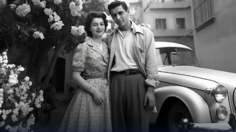 قاب تاریخ|‌ ‌عکسی خاطره‌انگیز از تهران دهه ۴۰ و نیکی کریمی جوان در اوج پختگی و ژاله علو