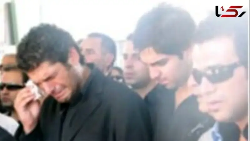 غم عمیق پژمان بازغی و کامبیز دیرباز در وداع تلخ با پدر سام درخشانی