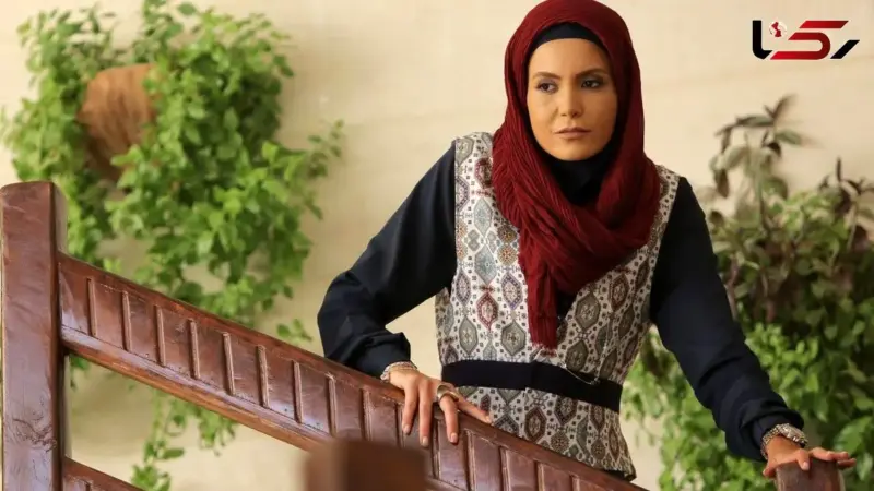 رومایی آتلیه‌ای سامیه لک بازیگر سریال آنام در کنار همسرش