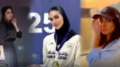 قاب امروز| ‌طلای ریحانه، بدنسازی رز رضوی و آذین، عکس پاییزی سمیرا و ‌شیدا