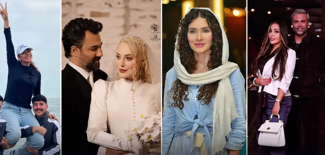 قاب امروز| ‌بخت آرام، فراغت کامران، قلمدوش مهسا‌