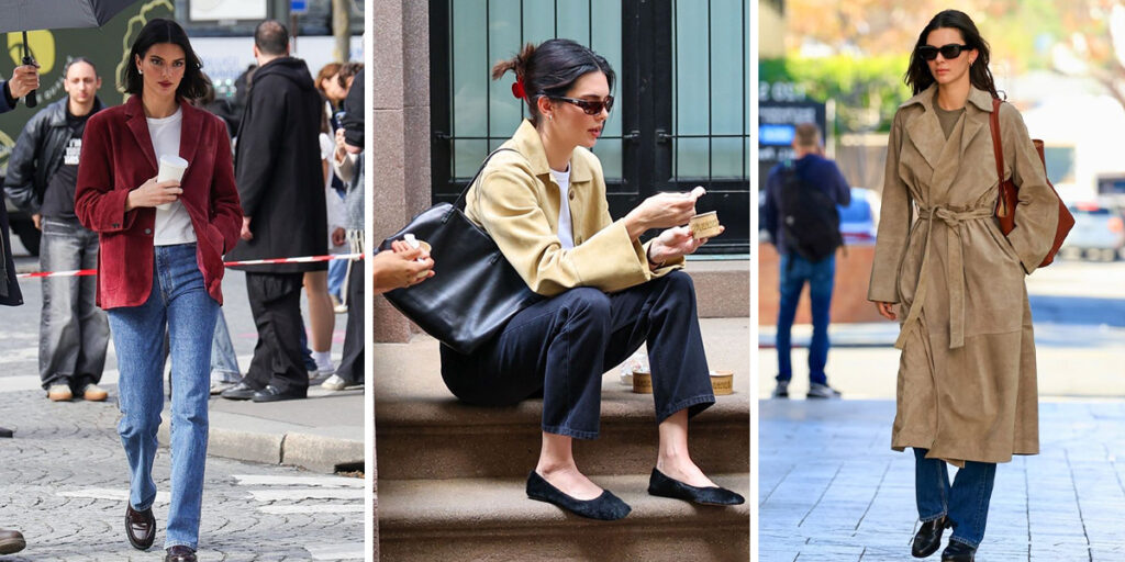 راز استایل پاییزه کندال جنر با شلوار جین؛ ترکیب‌هایی که هر خانمی باید بداند!