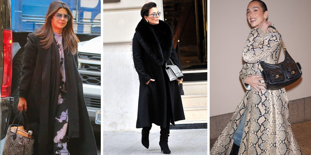 راز استایل متفاوت و شیک سلبریتی‌ها با پالتوی بلند زمستانی!