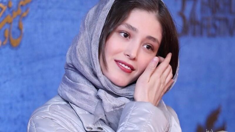 چهره برافروخته و استایل درویشی فرشته حسینی در پشت صحنه جلب توجه کرد