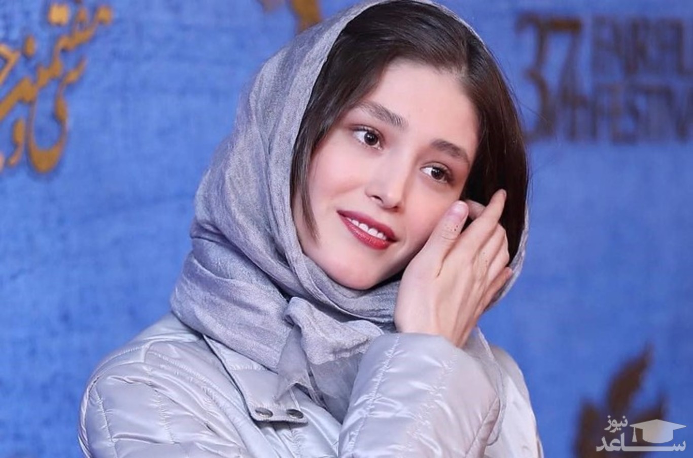 چهره برافروخته و استایل درویشی فرشته حسینی در پشت صحنه جلب توجه کرد