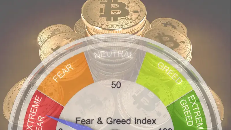 سقوط بی‌سابقه شاخص ترس و طمع بیت‌کوین؛ بدبینی شدید در بازار رمز ارزها