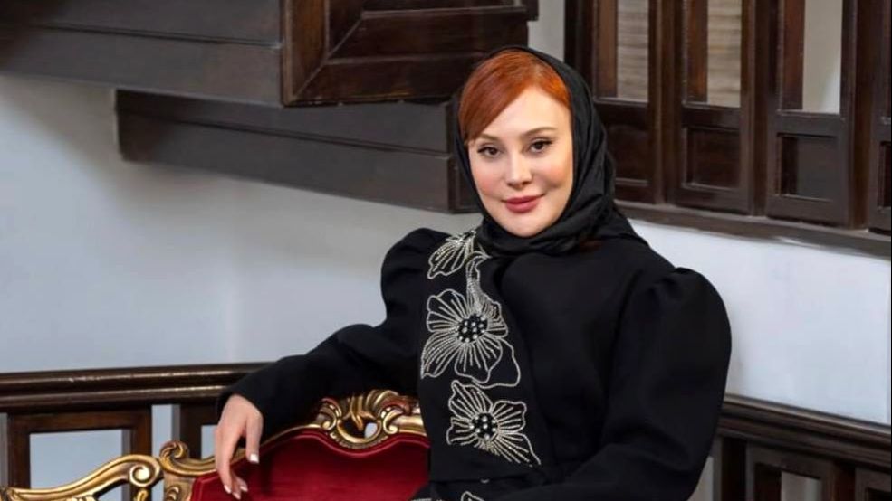 آرام جعفری با تم قرمز ماه عسلش همه را شگفت‌زده کرد!