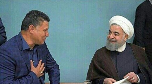 نگاهی به ضیافت شام حسن روحانی برای علی دایی در یک رستوران شیک/  بوسه علی دایی بر پیشانی رئیس جمهور سابق