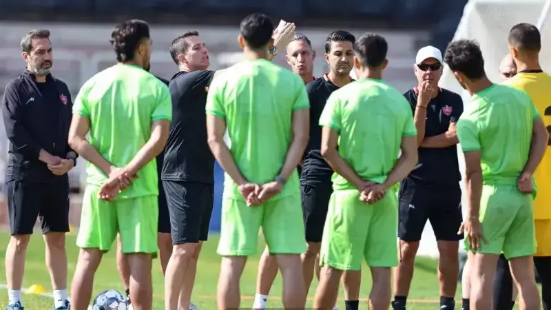 اوسمار ویرا تمرین پرسپولیس را تعطیل کرد