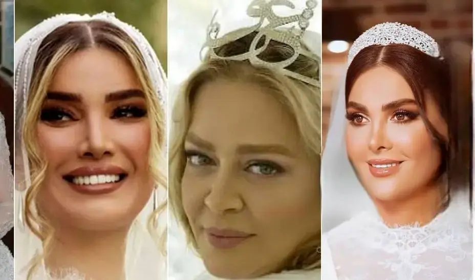 کارت عروسی متین ستوده و کامران تفتی، محمدرضا گلزار و آیسان آقاخانی ،محمدنادری و الناز خانوم و بهاره رهنما و حاجی