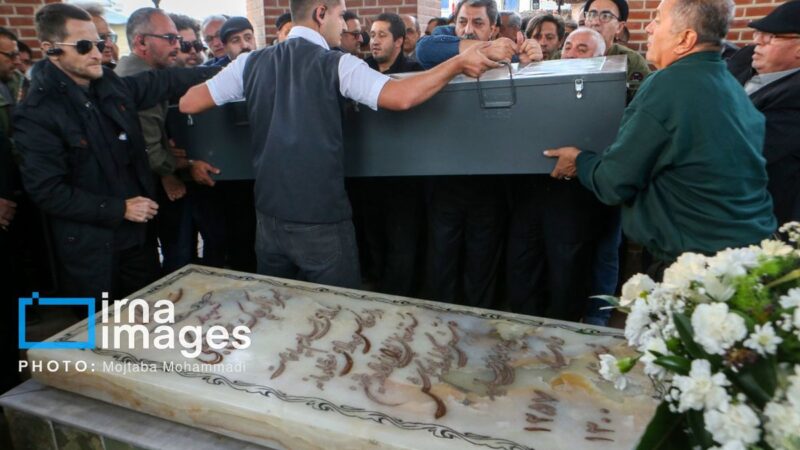 وداع باشکوه گیلانی‌ها با «بلبل گیلان» ناصر مسعودی در رشت