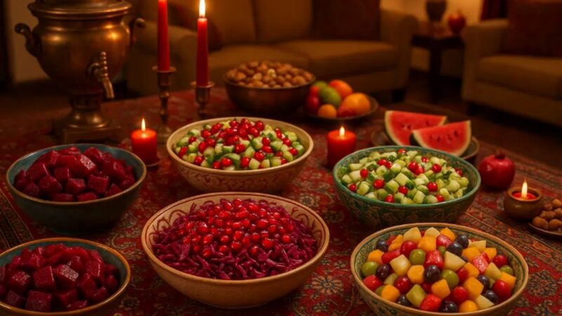 طرز تهیه ۵ سالاد شیک و مجلسی برای شب یلدا