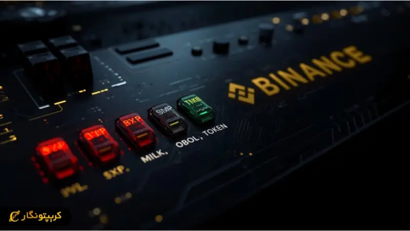 بایننس پایان معاملات SXP ،MILK ،OBOL و TOKEN را اعلام کرد