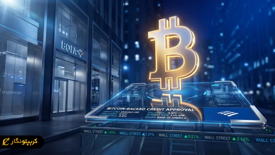 بانک آمریکا رسماً وام با پشتوانه بیت‌کوین را راه‌اندازی کرد؛ انقلابی در نظام بانکی!
