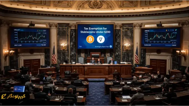 کنگره آمریکا به دنبال معافیت مالیاتی استیبل کوین‌های کوچک؛ انقلاب در زندگی روزمره کریپتو؟
