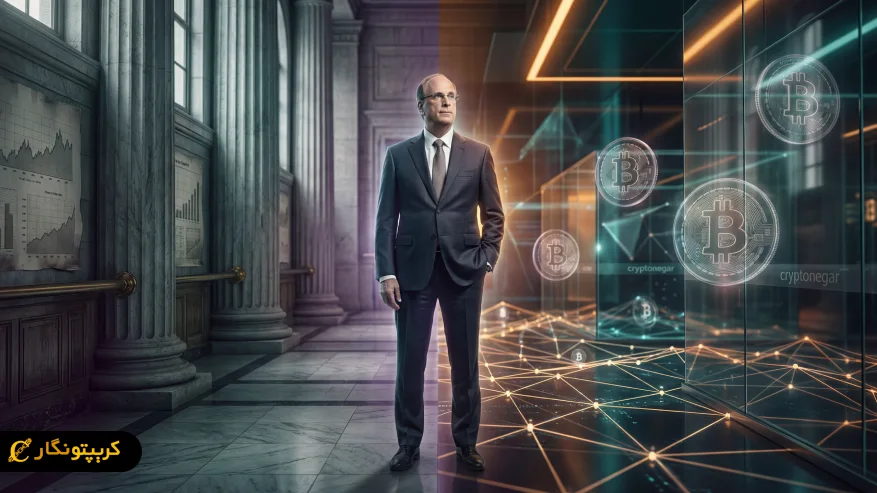 لری فینک از مخالف به مدافع بیت کوین؛ صعود بی‌سابقه ETF بلک راک در بازار رمزارز