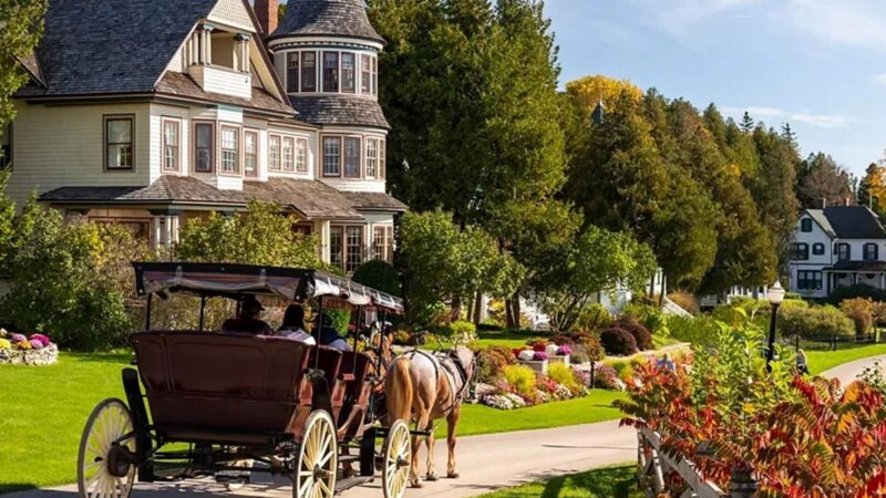 جزیره‌ای در آمریکا که هنوز صدای اسب، قانون زندگی است!