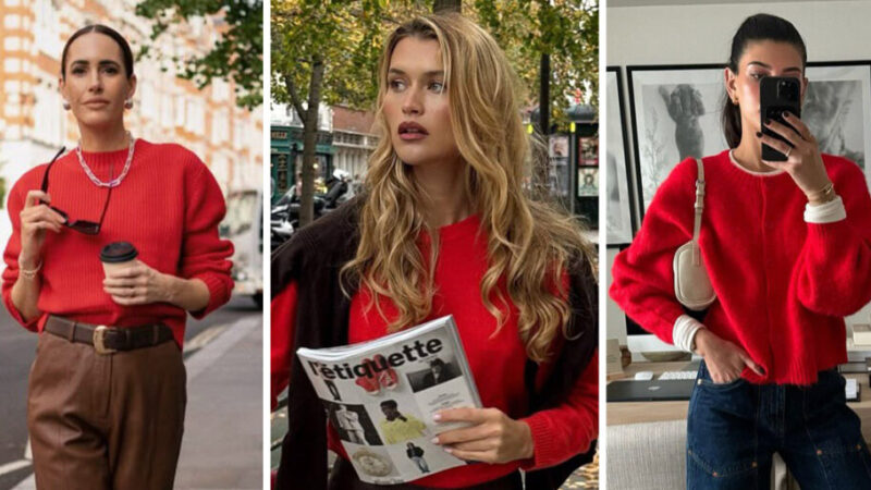 چگونه با یک پلیور قرمز ساده، جذاب‌ترین دختر خیابان شوید؟ ۱۰ استایل شگفت‌انگیز که نمی‌دانستید!