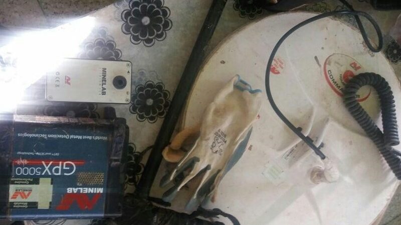 دستگیری حفار غیرمجاز با فلزیاب در دل تاریخ فیروزکوه!