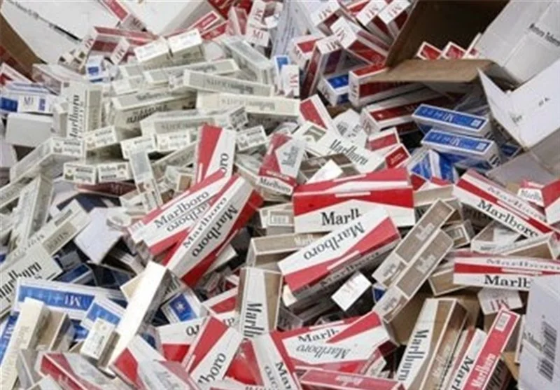 کشف مخفیگاه شگفت‌انگیز 6 میلیون نخ سیگار قاچاق در تانکر تریلی!