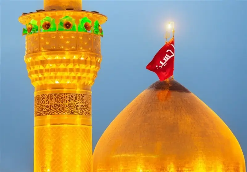 اهدای دست سرویس طلای 63 گرمی به حرم امام حسین(ع) توسط خیر بجنوردی