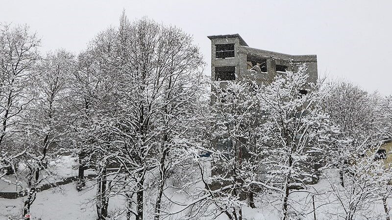 موج سنگین بارشی و برف در ارتفاعات مازندران