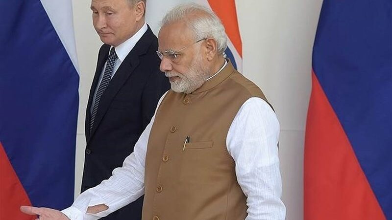 پوتین خبر از جهش بی‌سابقه تجارت روسیه و هند تا 100 میلیارد دلار داد!