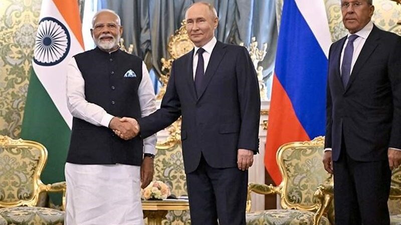 پوتین از شکل‌گیری توافق تجارت آزاد میان هند و اوراسیا خبر داد!